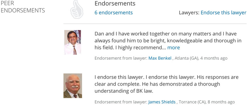 Peer Endorsements