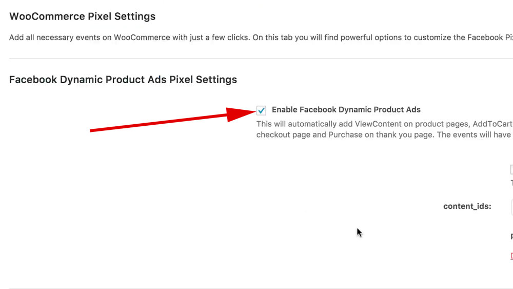 Enable Facebook Dynamic Product Ads